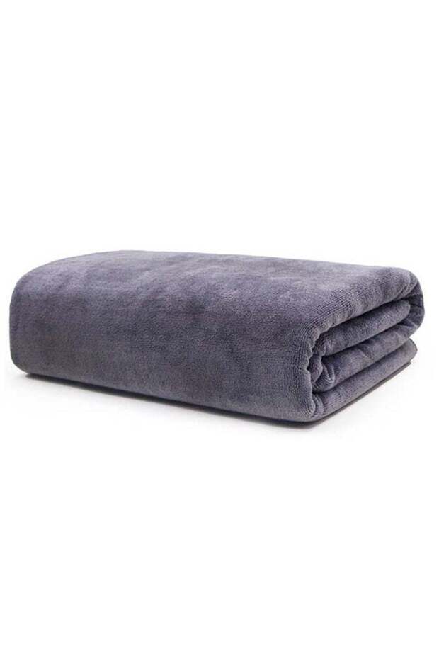 Soft Microfiber Bath Towel Grey 80 x 180cm