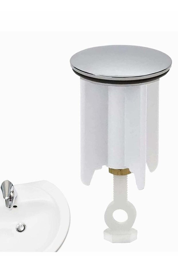 Pop Up Sink Plug, Universal Drain Filter, 40 mm Height Adjustable Pop-up Plug