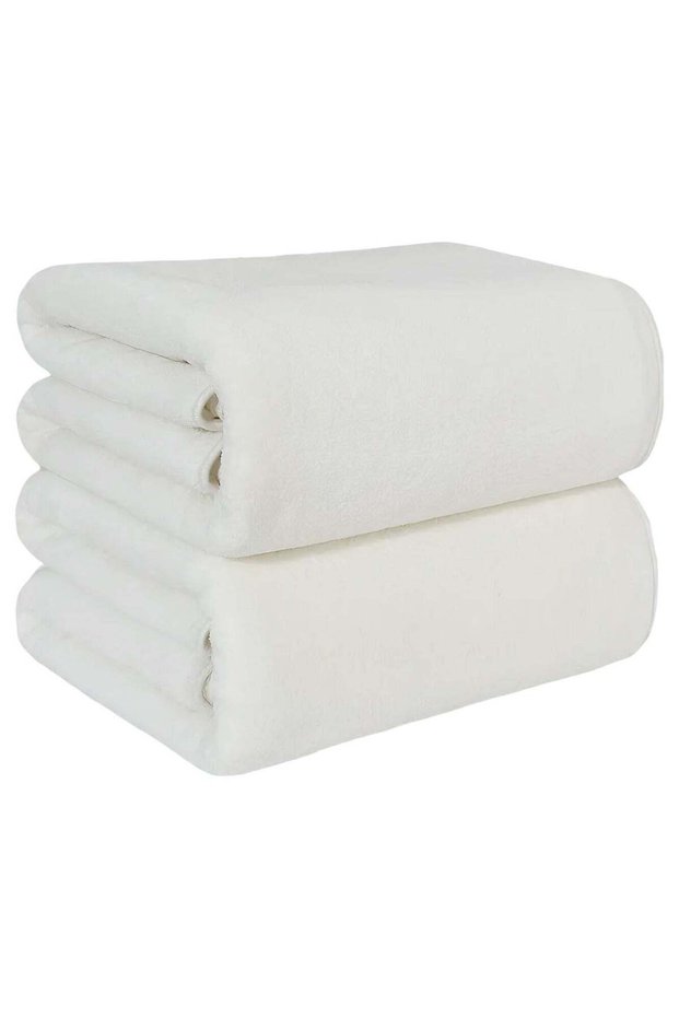 2-Pc Over-Sized Beach Towel 100x200cm Microfiber Extra Large Bath Sheet Pool Towel Yoga Towel Spa T