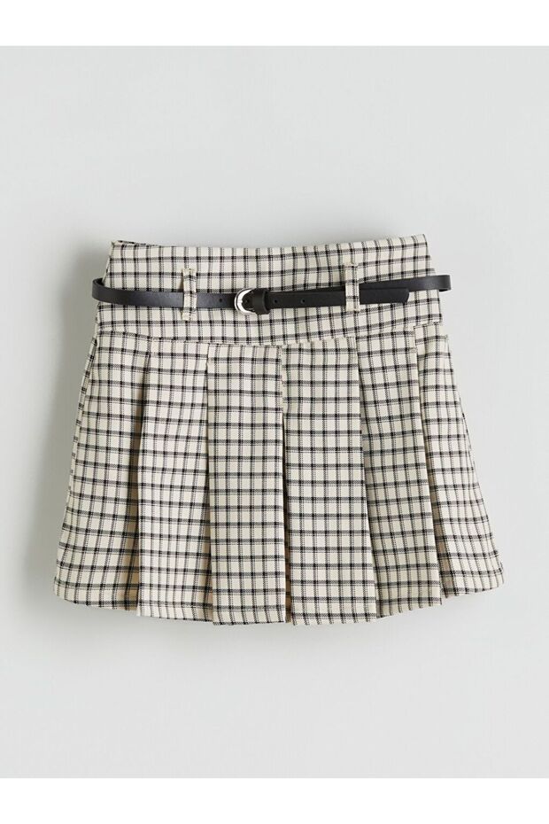 Lcw Kids Pleated Girls' Shorts Skirt
