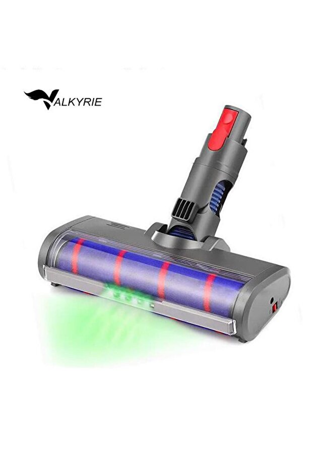 رأس مكنسة كهربائية ناعمة مع إضاءة LED متوافقة مع دايسون V7/V8/V10/V11/V15