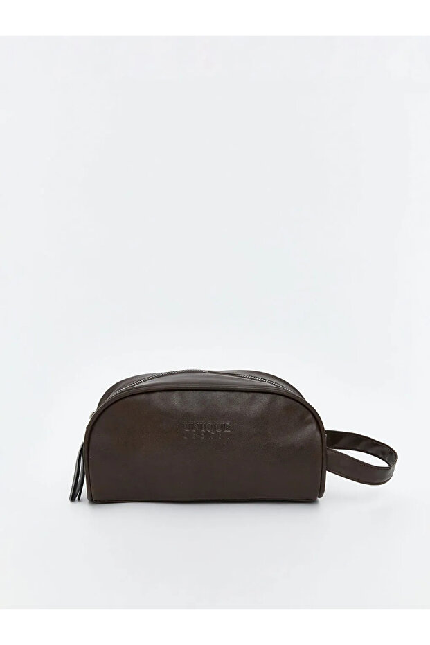 Deri Görünümlü Erkek El Çantası - 1