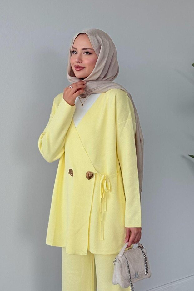 Lyon Merserize Takım Sarı - 1