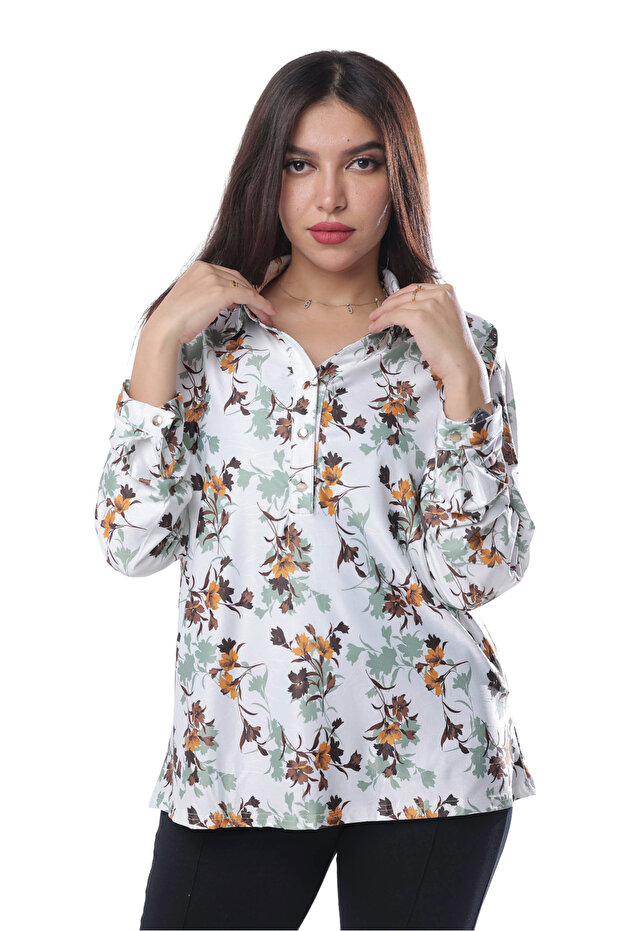 Autumn Flower Blouse - 5