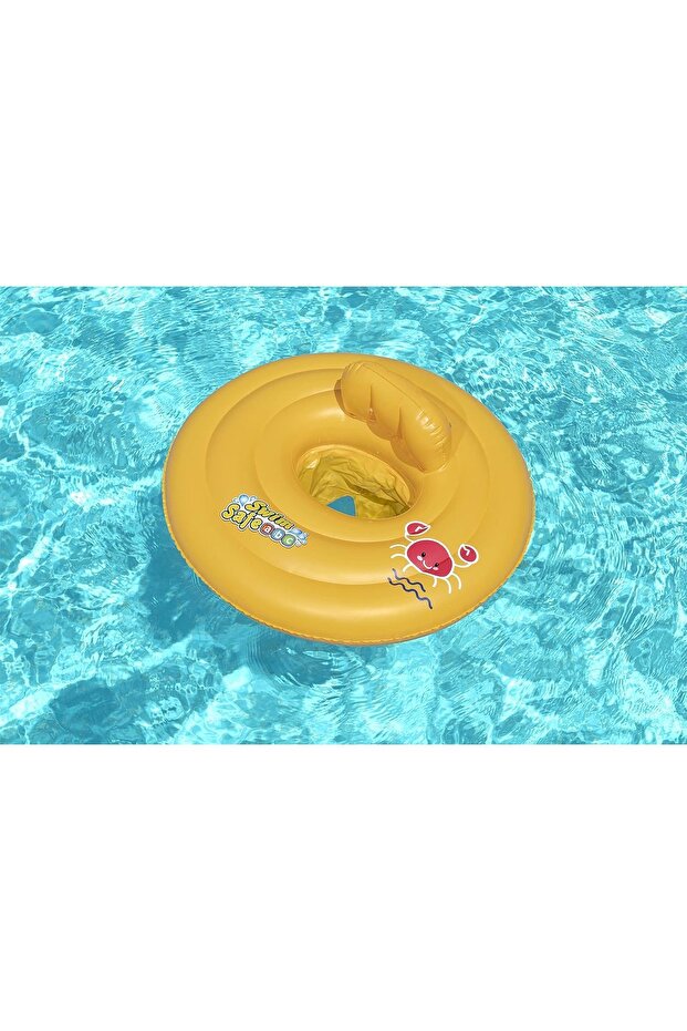 Swim Safe Step A Oturaklı Ayak Geçmeli Bebek Yüzme Simidi - 6 Ay - 18 Ay - 6