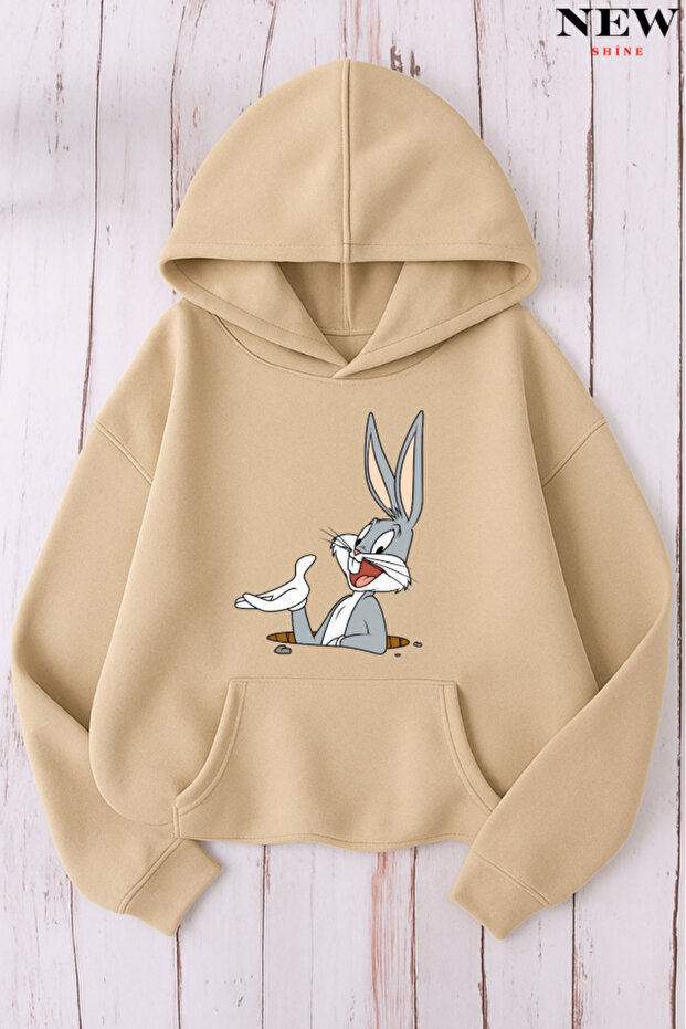 سويت شيرت بطبعة أرنب - 1