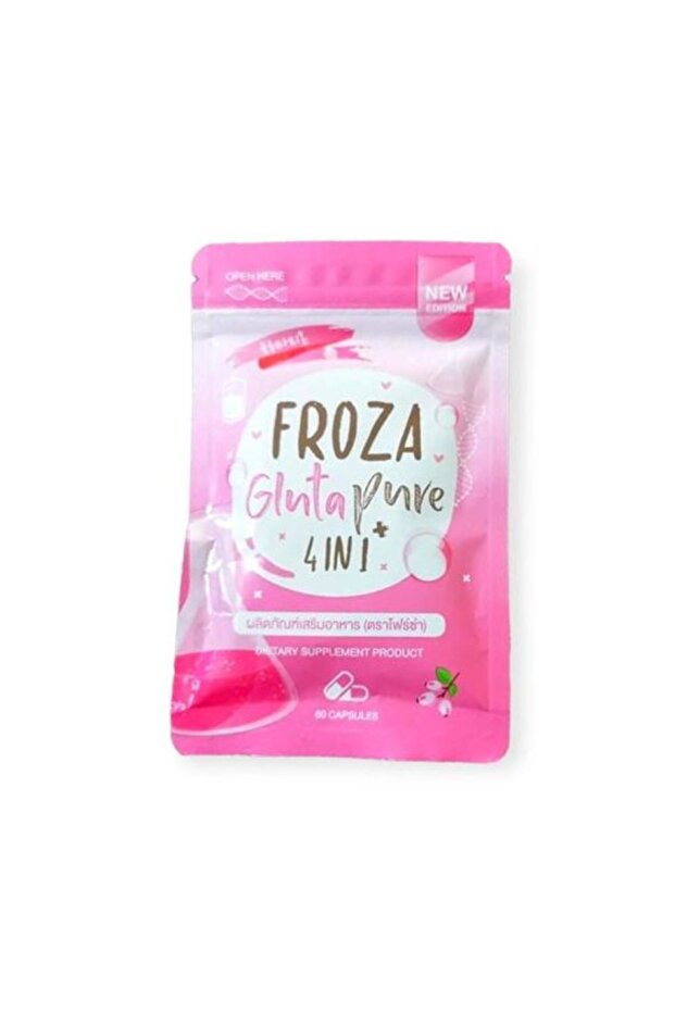 Froza Gluta Pure Capsule 4 in 1 Dietary Supplement Product Made in Thailand