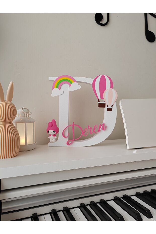 Bebek/Çocuk Kapı ve Masa Süsü İsime Özel Üretim - 3