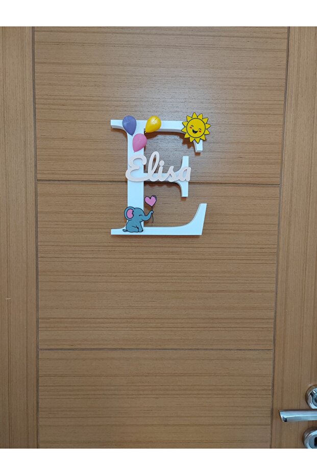 Bebek/Çocuk Kapı ve Masa Süsü İsime Özel Üretim - 2