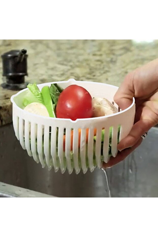 Salata Yapma Seti Pratik - Salad Cutter Bowl - 3