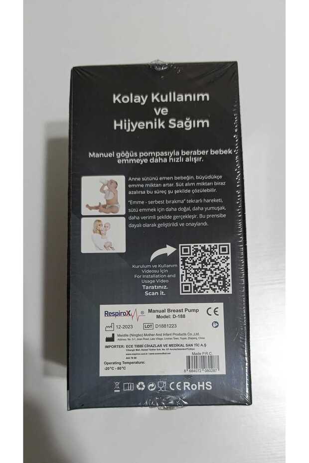 SÜT SAĞMA POMPASI, MANUEL ,EL TİPİ, GÖĞÜS POMPASI,MANUEL SÜT SAĞMA POMPASI BPA VE LATEX İÇERMEZ - 5