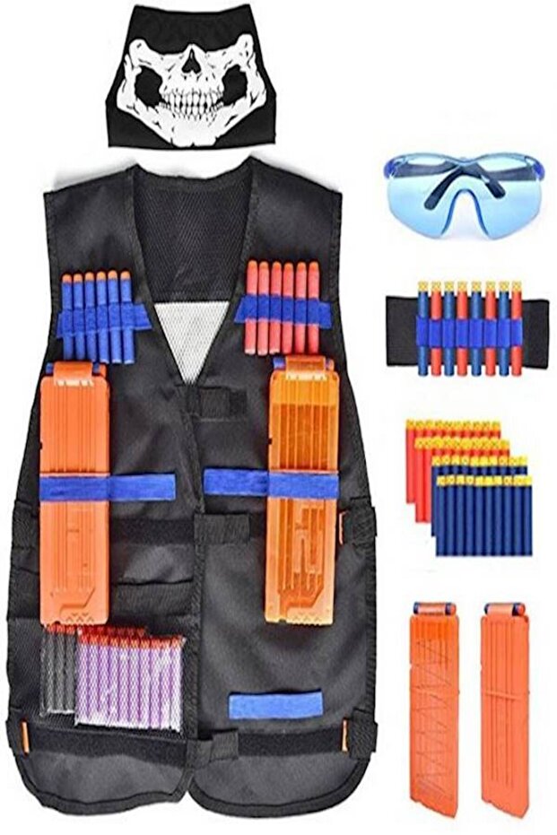 طقم سترة تكتيكية متعددة الوظائف لسلسلة Nerf N-Strike Elite