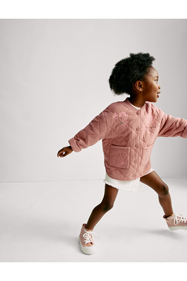 Kapitone Çocuk Ceket - 6