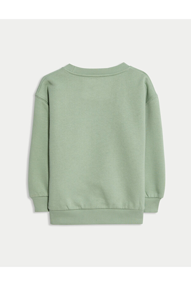 Baskılı Çocuk Sweatshirt - 5
