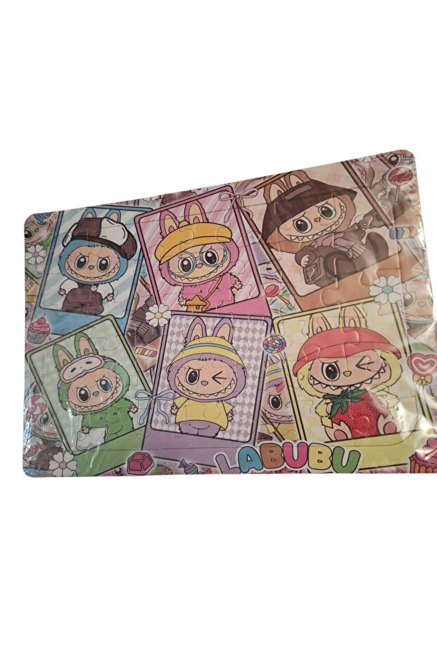 mutlu anılar parti evi labubu puzzle yapboz - 1