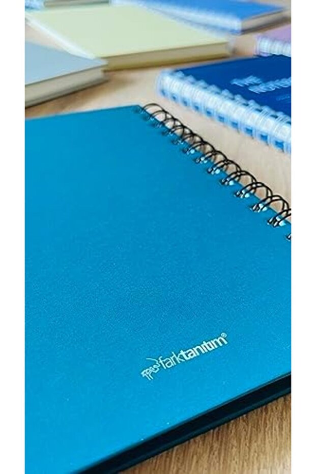 Snshop Promotional Hardcover Spiral Bound 80 Sheets Unlined A5 Notebook, Notepad, Read - 3