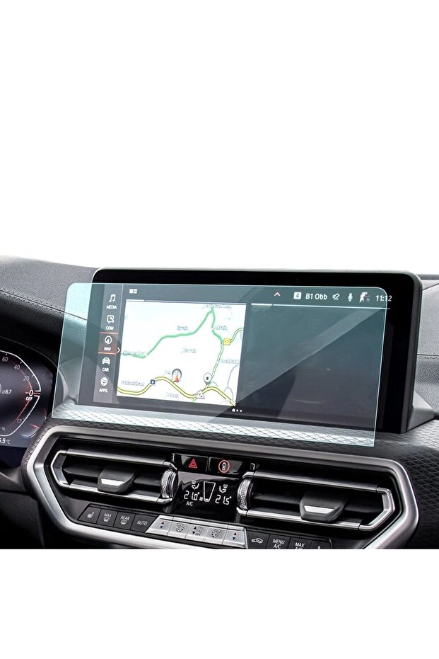 واقي شاشة نانو 9H متوافق مع نظام الملاحة مقاس 12.3 بوصة لسيارة BMW X3 2022