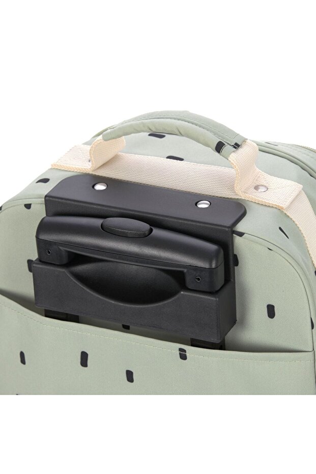 Happy Prints Çekçekli Çanta Light Olive - 6