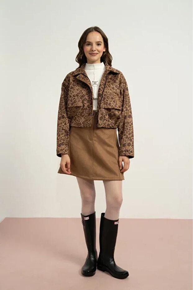 Girl's 7876 Suede Jacket