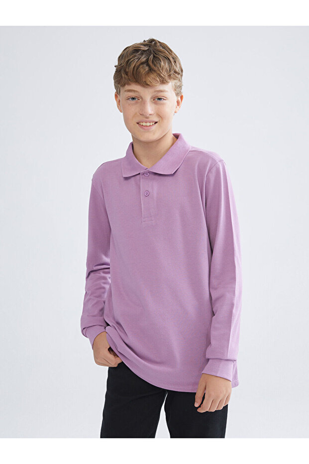 Polo Neck Boy's T-Shirt (W5)