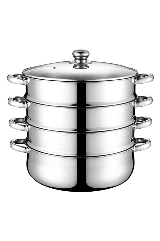 4Layer Stainless Steel Steamer Pot 30 Cm