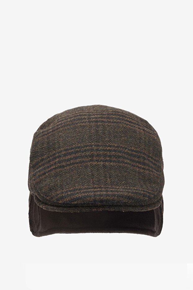 Cheviot Flat Kasket BR71 Brown Check - 2