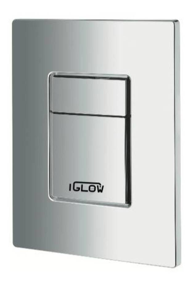 Chrome Plated Grohe Style Push Flush Button - I GLOW - 3