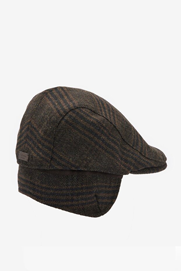 Cheviot Flat Kasket BR71 Brown Check - 3