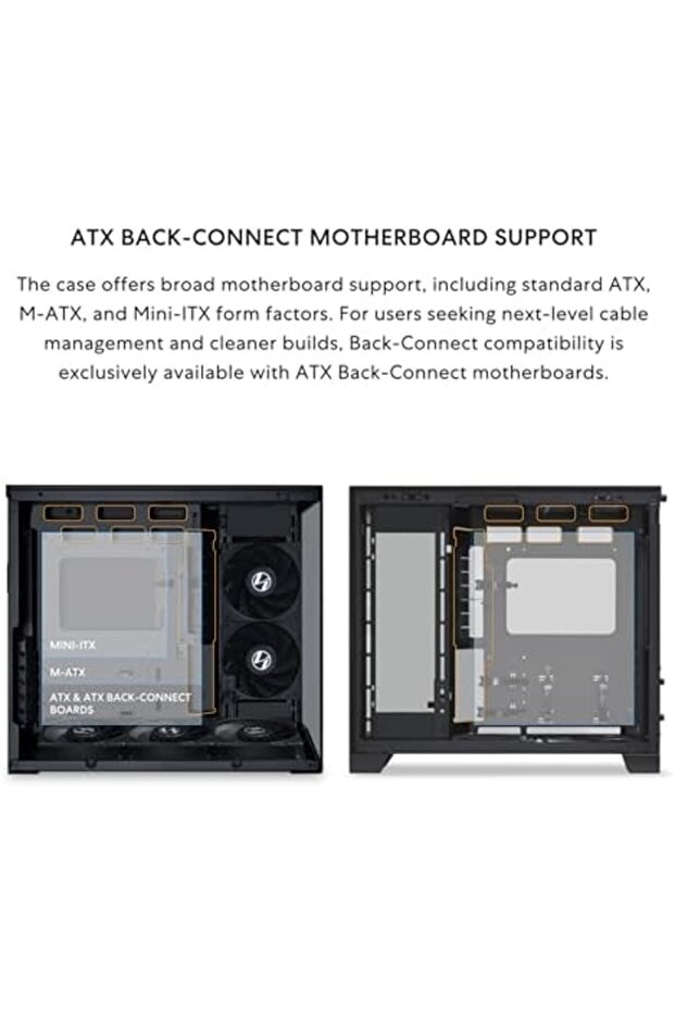علبة O11D Mini V2 | علبة كمبيوتر ATX صغيرة مع تدفق هواء مُحسَّن - 8