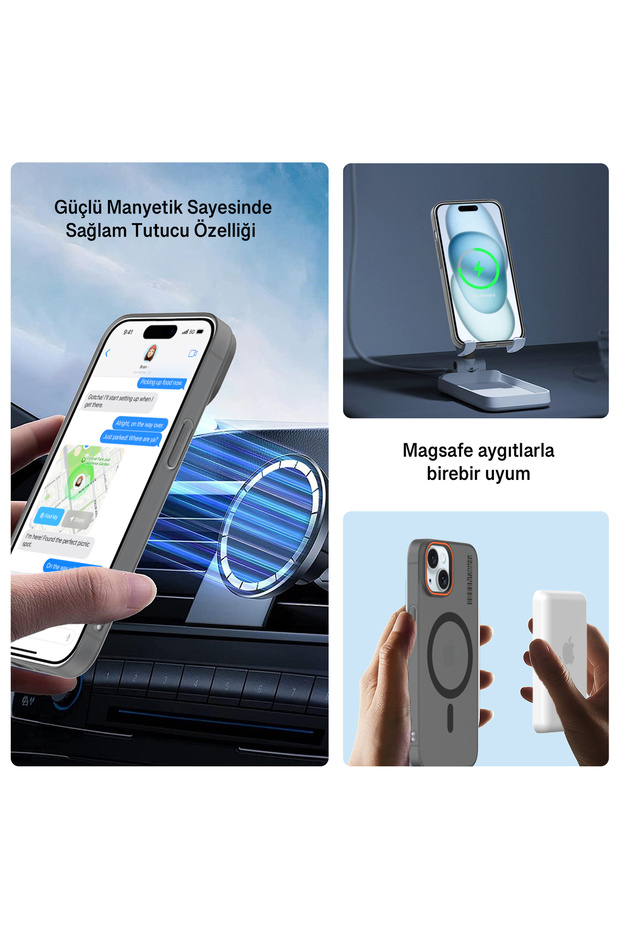 حافظة KLEIN صلبة غير لامعة متوافقة مع تقنية Magsafe لهاتف iPhone 15 - 7