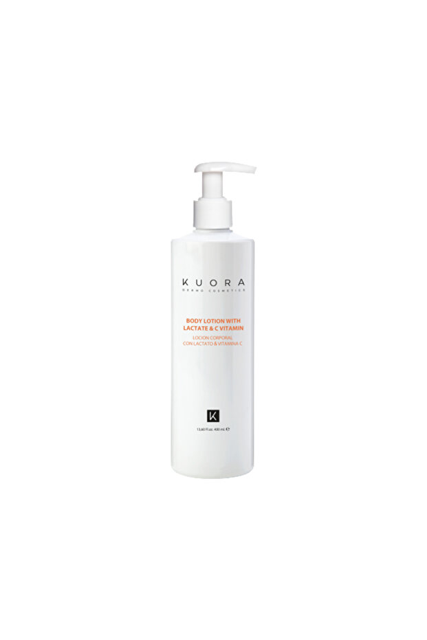 لوشن الجسم كورا باللاكتات وفيتامين سي 400 مل KUORA BODY LOTION WITH LACTATE & VIT C 400ML