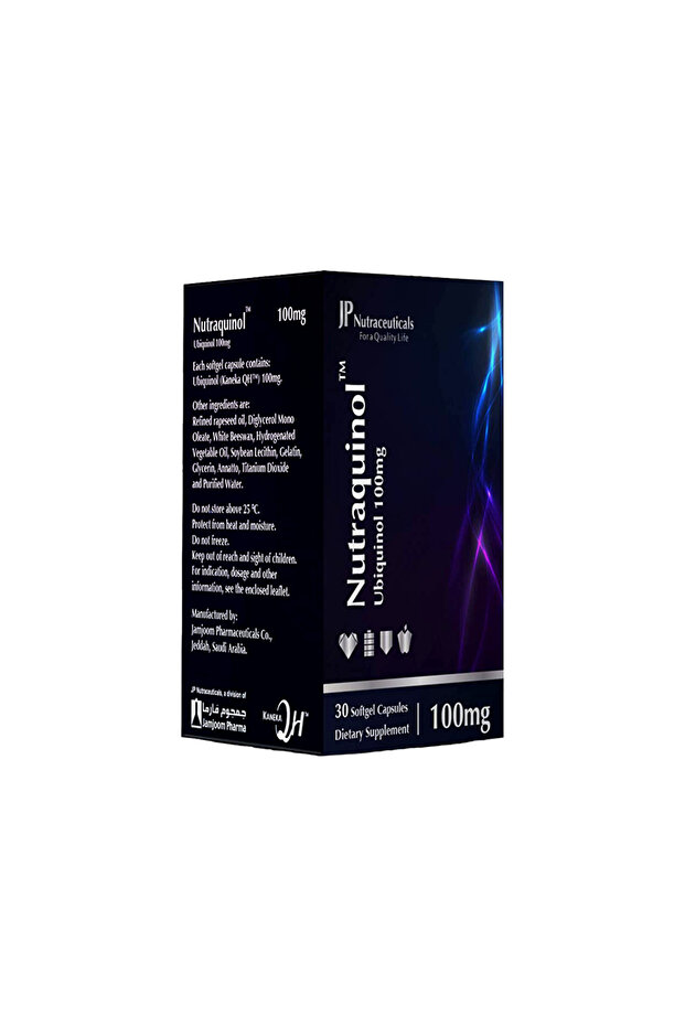 نيوتراكينول يوبيكينول 100 مجم كبسول NUTRAQUINOL UBIQUINOL 100MG