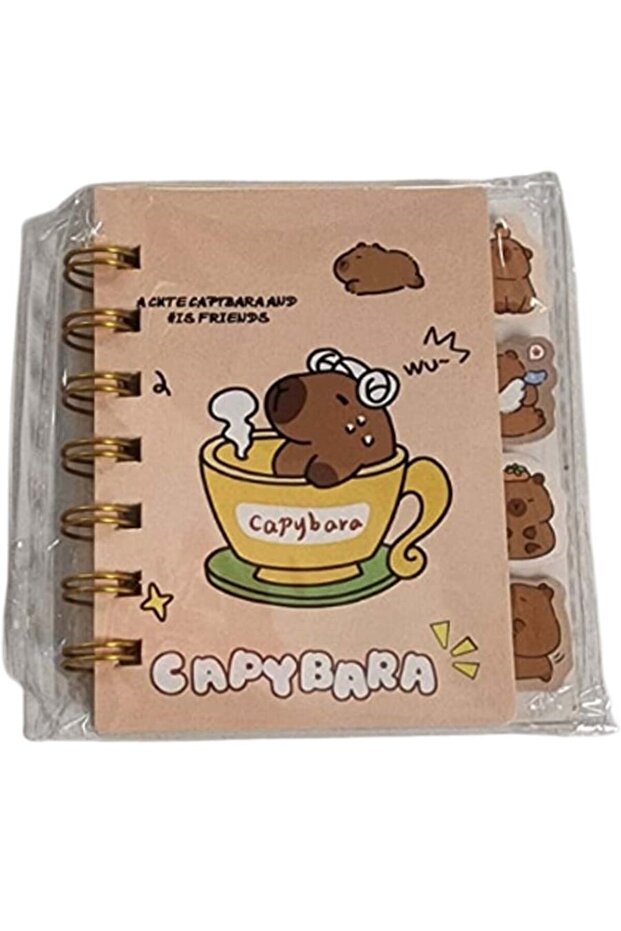 Capy Bara Separatörlü Not Defteri - 2