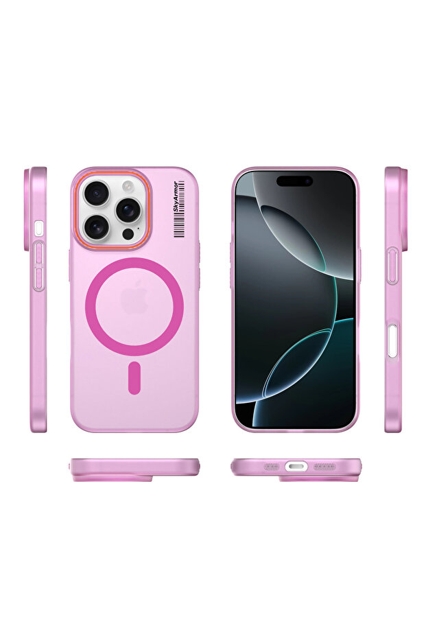 iPhone 16 Pro Magsafe Compatible Matte Hard Klein Case - 3