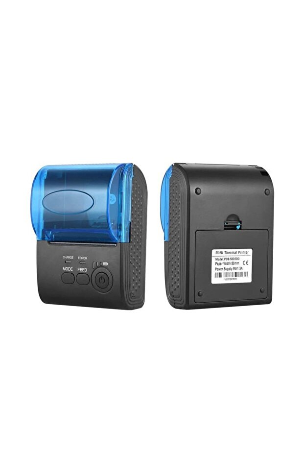 Portable bluetooth thermal printer, 58mm, XL roll, Windows, Android, IOS, USB, COM - 5