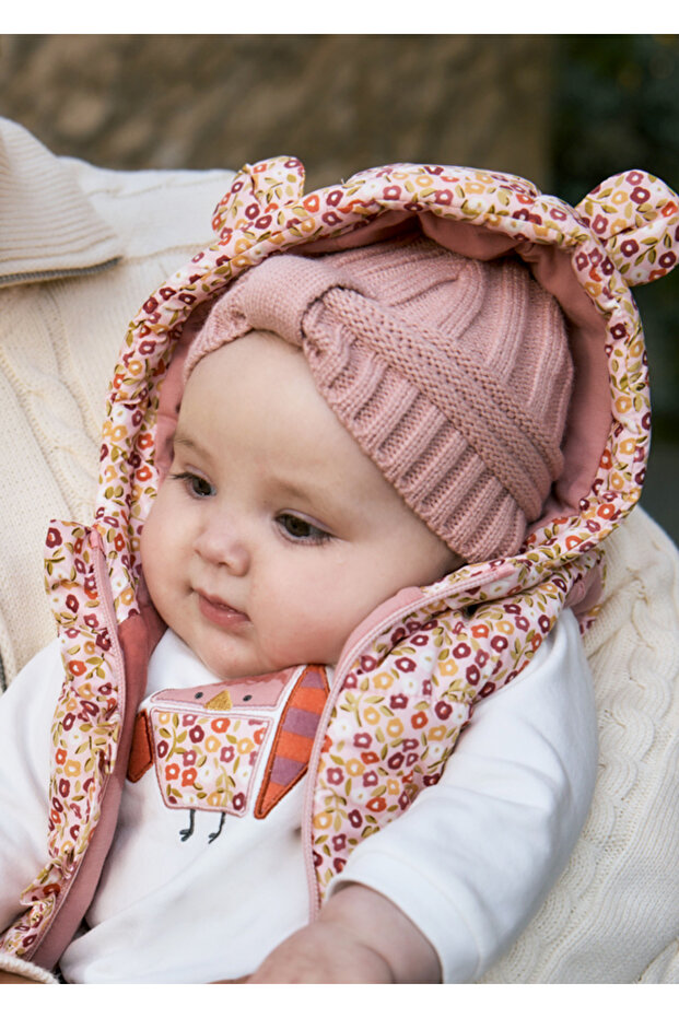 Baby Girl Beanie Glove Set 9930