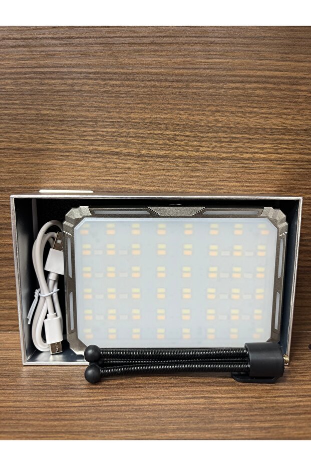 3'ü 1 Arada Taşınabilir LED Çalışma Lambası – 30W, 360° Aydınlatma, Type-C Şarjlı - 7