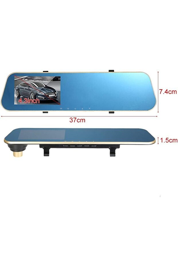 4.3 HD Car DVR Dash Cam with Loop Recording G-Sensor Motion Detection - 6