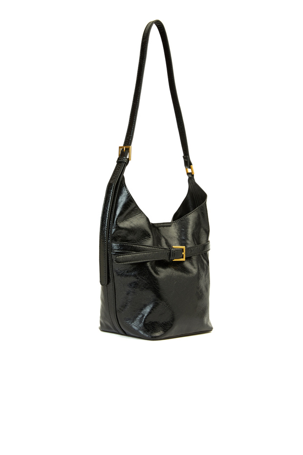 Siyah Kadın Postacı Çanta - 3