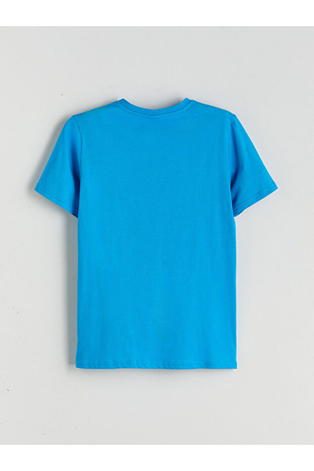 Bisiklet Yaka Erkek Çocuk Tişört - 4