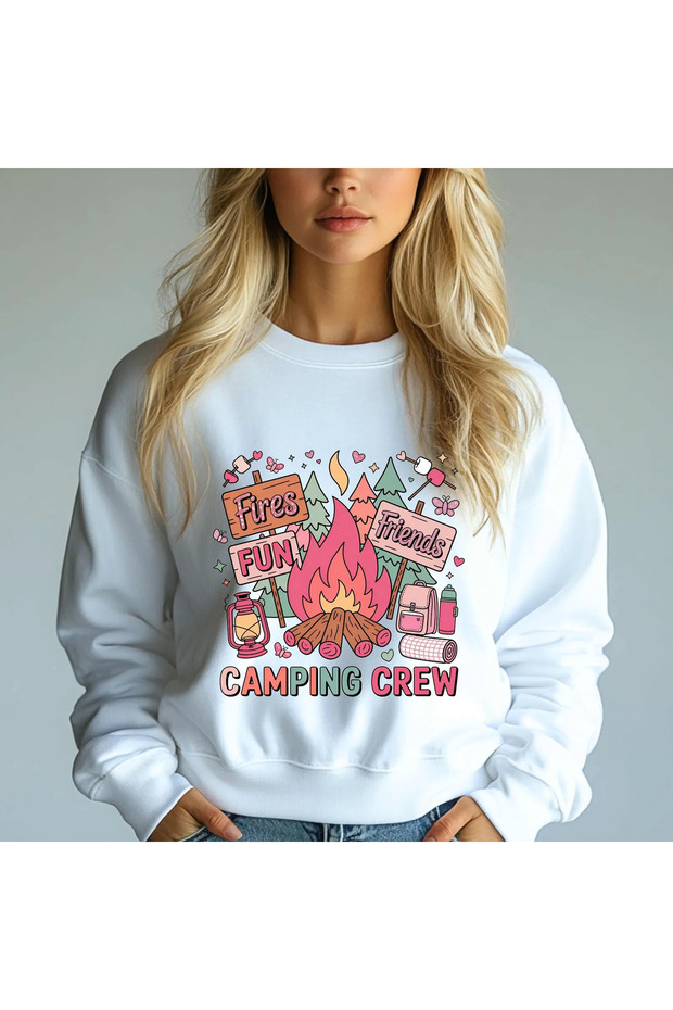 Premium Oversize Cut Long Sleeve Printed Sweatshirt