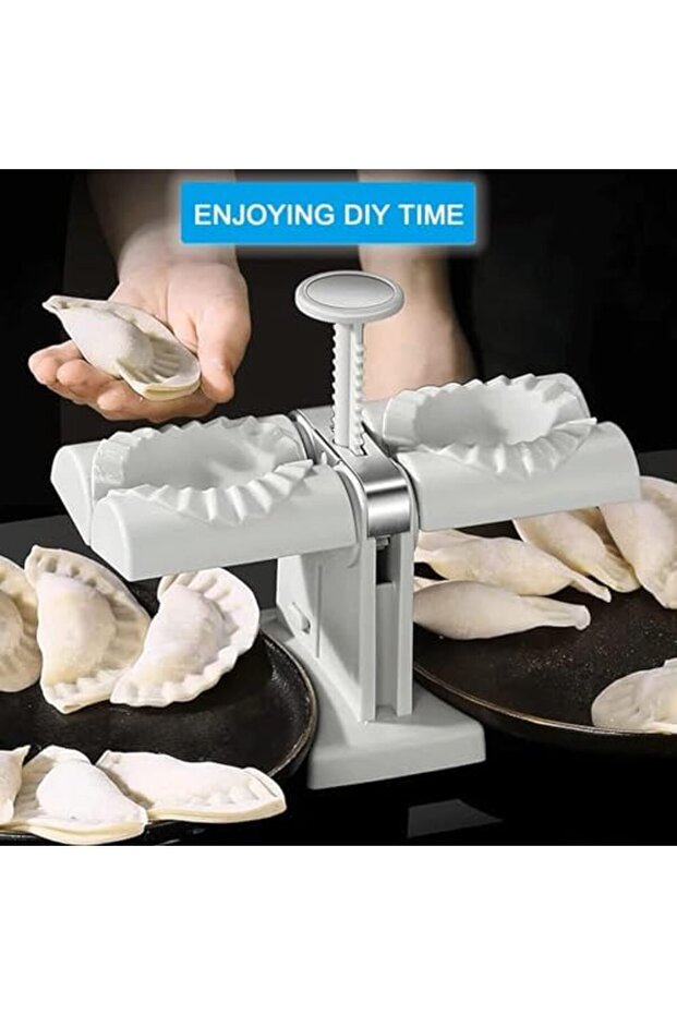 آلة صنع الزلابية الجديدة، قالب صانع الزلابية الأوتوماتيكي برأسين منزليين، قالب صنع الزلابية - 8