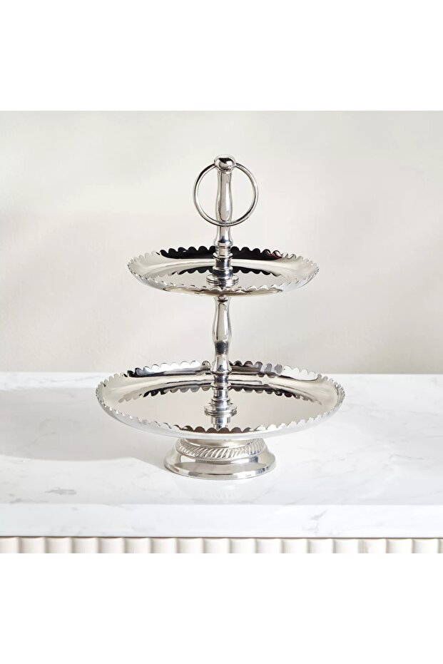 Terreno Two-Tier Cake Stand - 4
