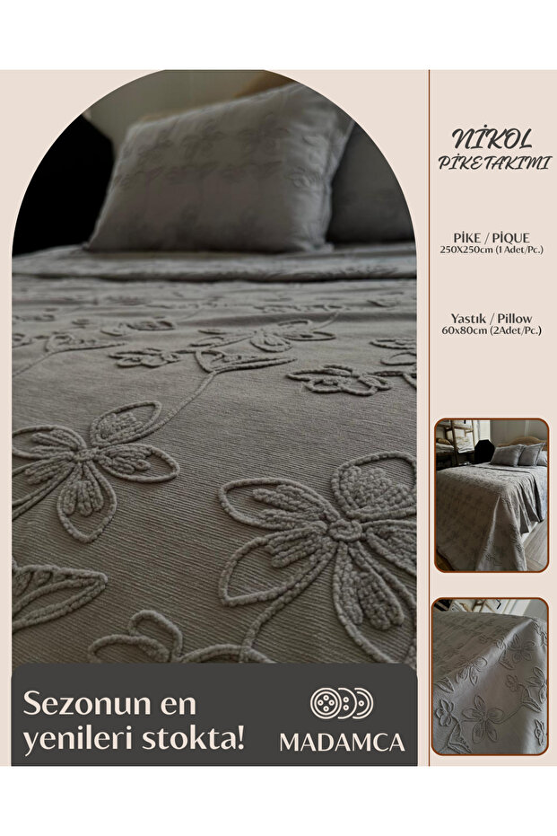 Nikol -Şönil Pike Takımı- 3 Parça - 1