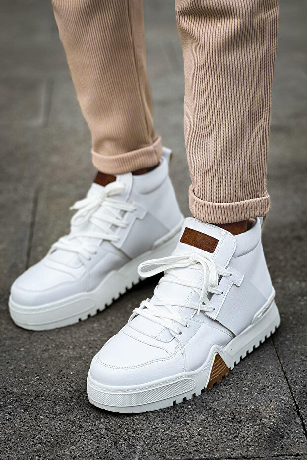 Mn057 - Gbz Ghost Line Men's Boots White / White