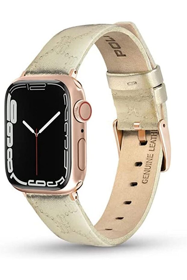 Universal Replacement Leather Strap For Men And Women, Compatible With Apple Watch Series 3-9