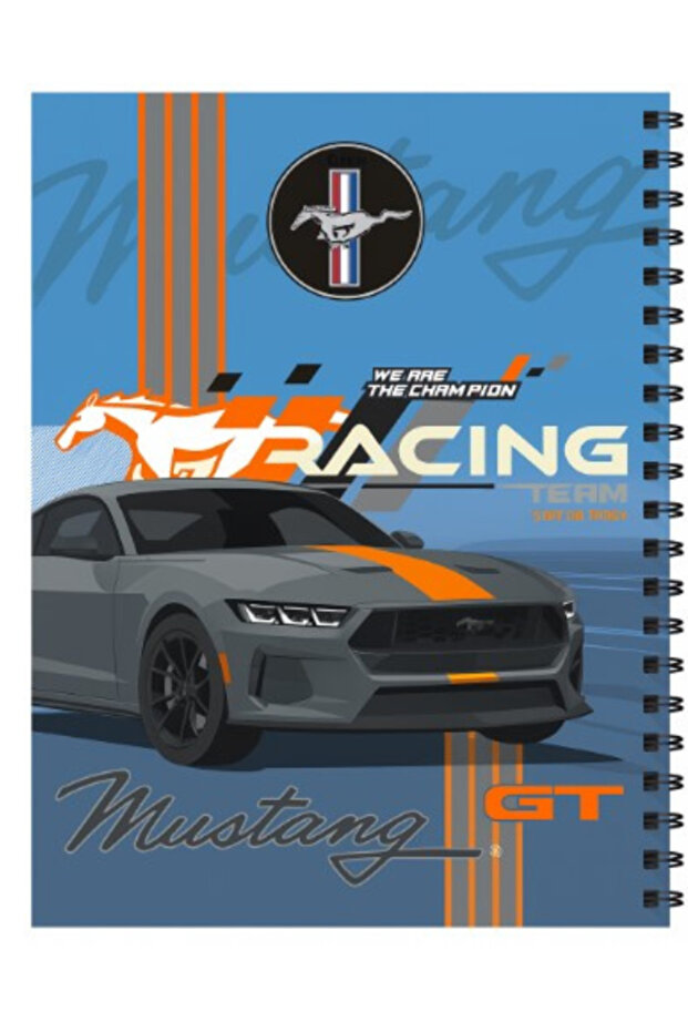 دفتر "Mustang GT" – لعشاق السرعة والتحدي مقاس A4 عدد 100 ورقة - 1