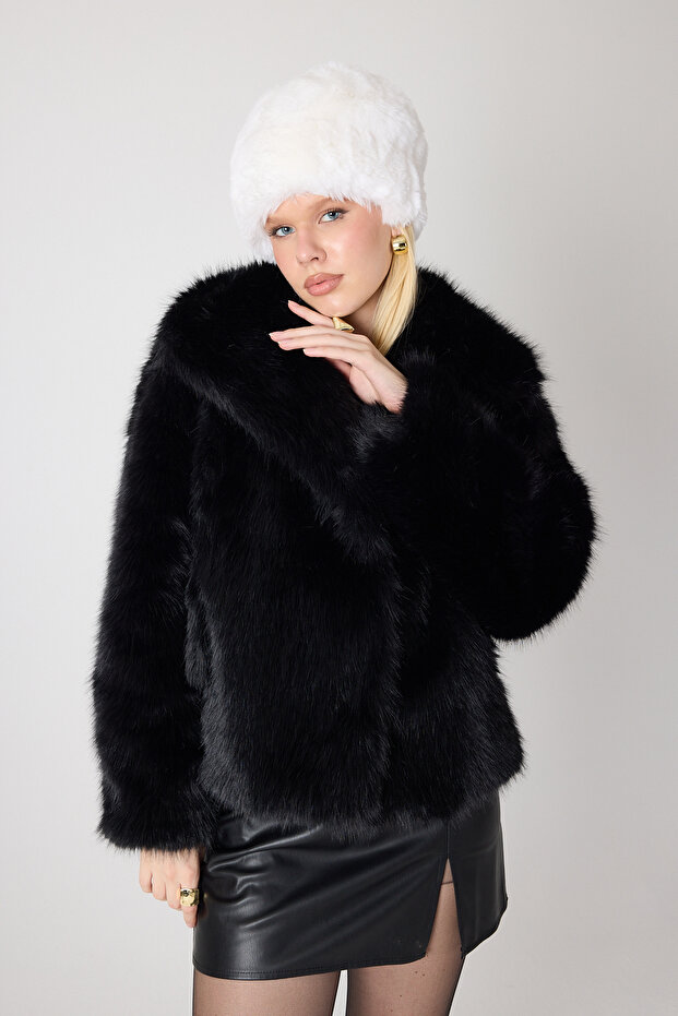 سترة بياقة شال متميزة - 1