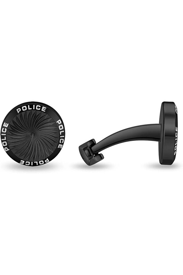 Gyre Stainless Steel Gents Cufflinks with Logo - 18mm