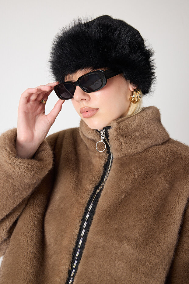 قبعة فرو فاخرة - 1